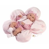 Llorens 63592 NEW BORN HOLIKA - realistick panenka miminko s celovinylovm tlem